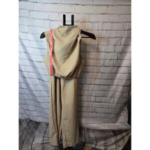 Shein Aloruh Elegant Sleeveless Top and Straight Trousers Two Piece Set